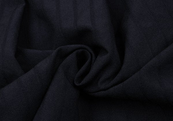 COMME des GARCONS Dobby Stripe Poly Skirt Navy Size S