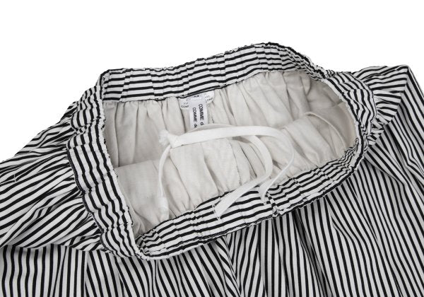 COMME des GARCONS Cotton Stripe Wide Pants White Size M