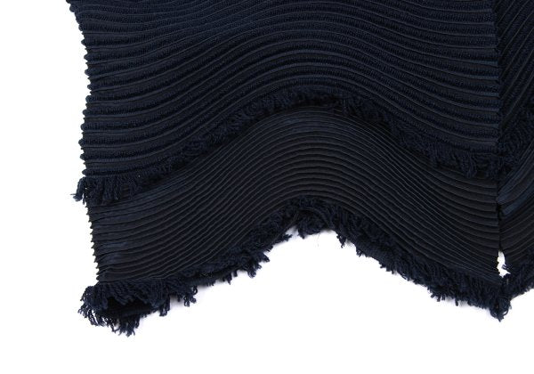 ISSEY MIYAKE 3D Steam Stretch Pleated Jacket Blue Size 2