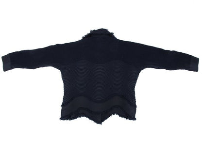 ISSEY MIYAKE 3D Steam Stretch Pleated Jacket Blue Size 2