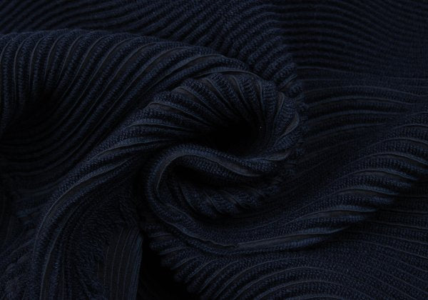 ISSEY MIYAKE 3D Steam Stretch Pleated Jacket Blue Size 2