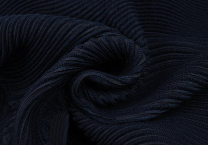 ISSEY MIYAKE 3D Steam Stretch Pleated Jacket Blue Size 2