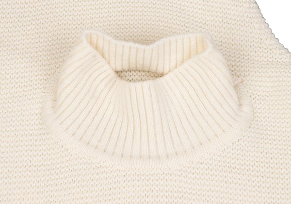 ISSEY MIYAKE 22AW Stole Design Wool Blend Dress Ivory Size 2