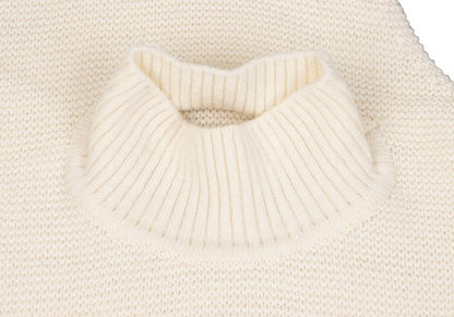 ISSEY MIYAKE 22AW Stole Design Wool Blend Dress Ivory Size 2