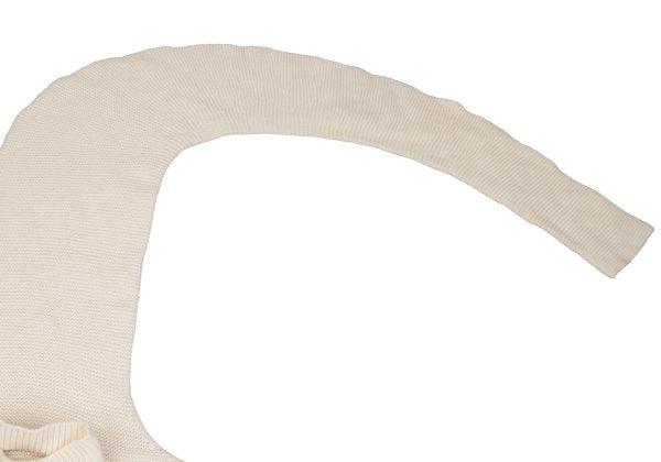 ISSEY MIYAKE 22AW Stole Design Wool Blend Dress Ivory Size 2