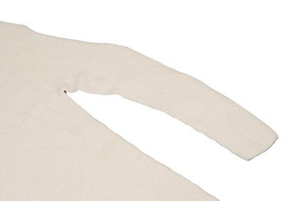 ISSEY MIYAKE 22AW Stole Design Wool Blend Dress Ivory Size 2