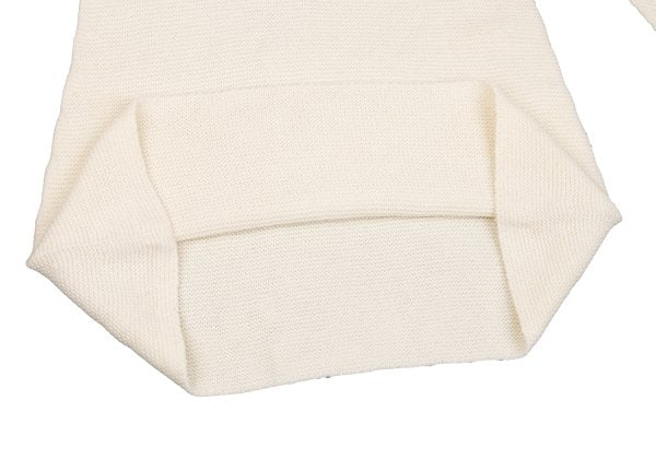 ISSEY MIYAKE 22AW Stole Design Wool Blend Dress Ivory Size 2