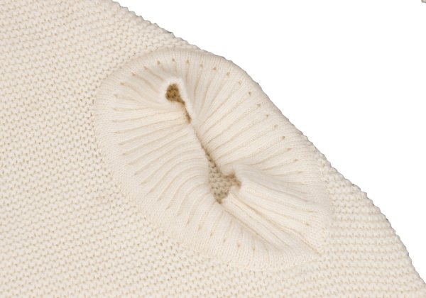 ISSEY MIYAKE 22AW Stole Design Wool Blend Dress Ivory Size 2