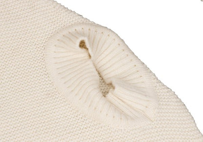 ISSEY MIYAKE 22AW Stole Design Wool Blend Dress Ivory Size 2