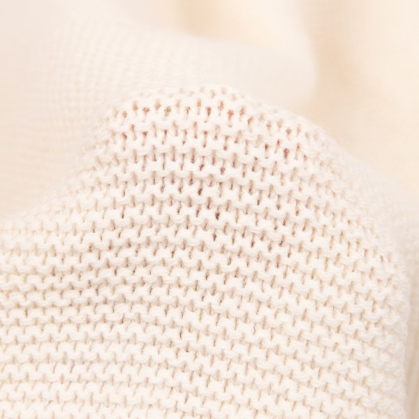 ISSEY MIYAKE 22AW Stole Design Wool Blend Dress Ivory Size 2