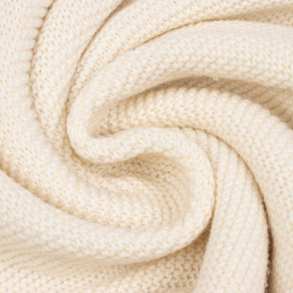 ISSEY MIYAKE 22AW Stole Design Wool Blend Dress Ivory Size 2