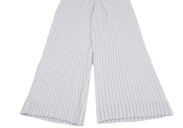 ISSEY MIYAKE Pleated Straight Pants Light Gray Size 2