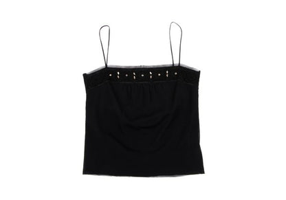 VIVIENNETAM Bijou Lace Camisole Black