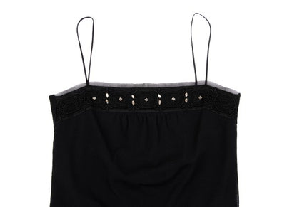 VIVIENNETAM Bijou Lace Camisole Black