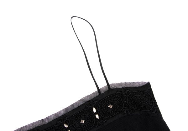 VIVIENNETAM Bijou Lace Camisole Black