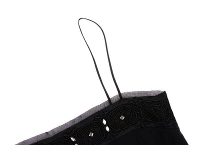 VIVIENNETAM Bijou Lace Camisole Black