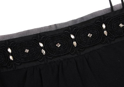 VIVIENNETAM Bijou Lace Camisole Black