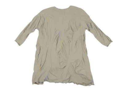 JURGEN LEHL Cotton Links Knit Tunic Moss Green Blouse Size M