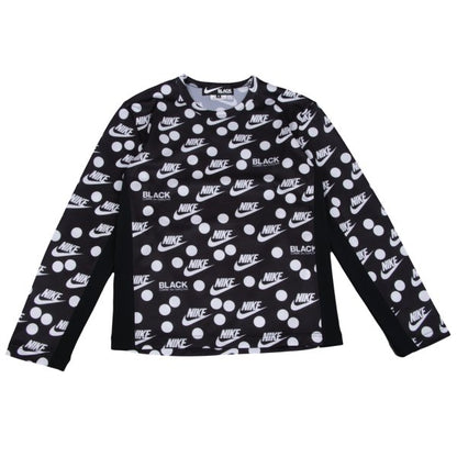 NIKE x BLACK COMME des GARCONS 19AW Logo Print Top Black Size S