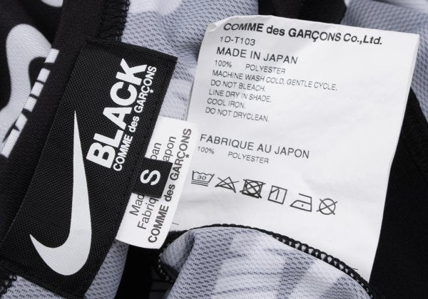 NIKE x BLACK COMME des GARCONS 19AW Logo Print Top Black Size S