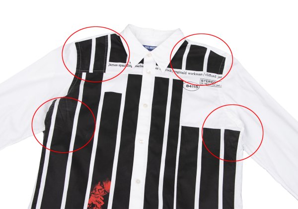JUNYA WATANABE MAN CDG JAZZ BLUE NOTE Shirt White Size M