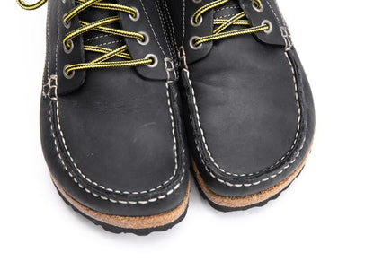 BIRKENSTOCK Marton Leather Boots Black Size 24CM
