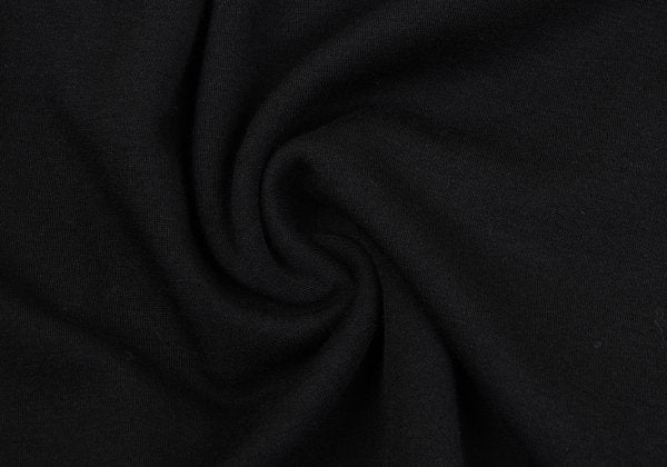 Y's Piping Wool Blend High Neck Knit Sweater Black Size M
