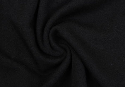 Y's Piping Wool Blend High Neck Knit Sweater Black Size M