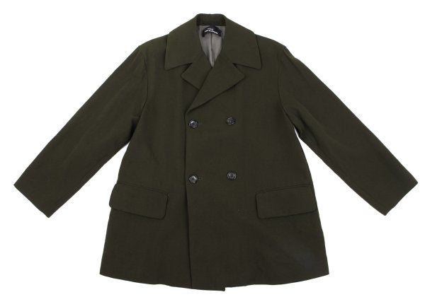 tricot COMME des GARCONS Wool Double Jacket Green Size M