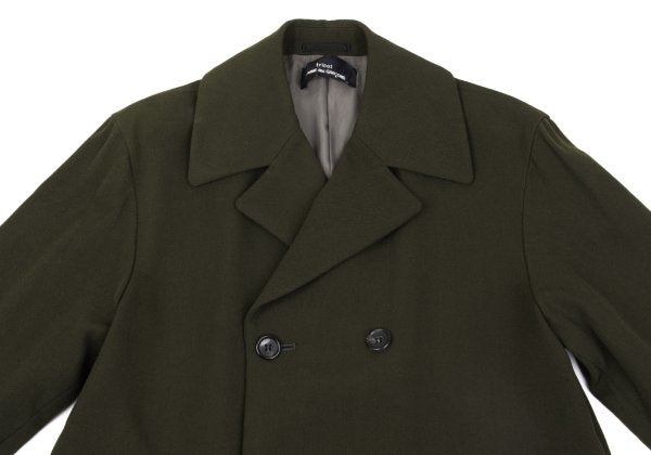 tricot COMME des GARCONS Wool Double Jacket Green Size M