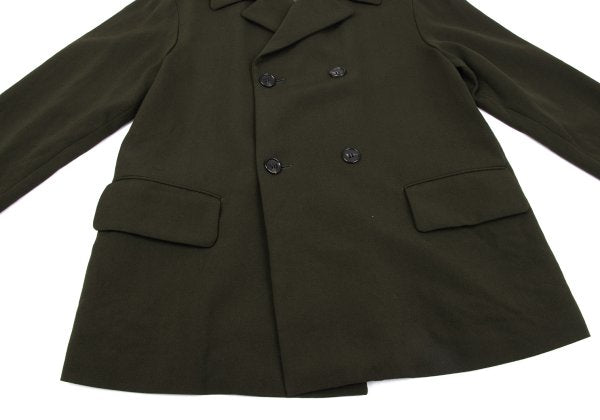 tricot COMME des GARCONS Wool Double Jacket Green Size M