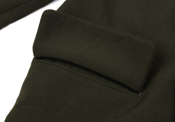 tricot COMME des GARCONS Wool Double Jacket Green Size M