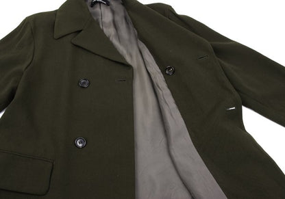 tricot COMME des GARCONS Wool Double Jacket Green Size M