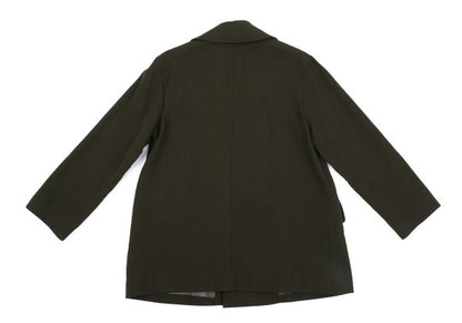 tricot COMME des GARCONS Wool Double Jacket Green Size M