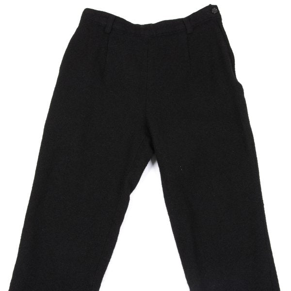 tricot COMME des GARCONS Brushed Wool Pants Black Size M