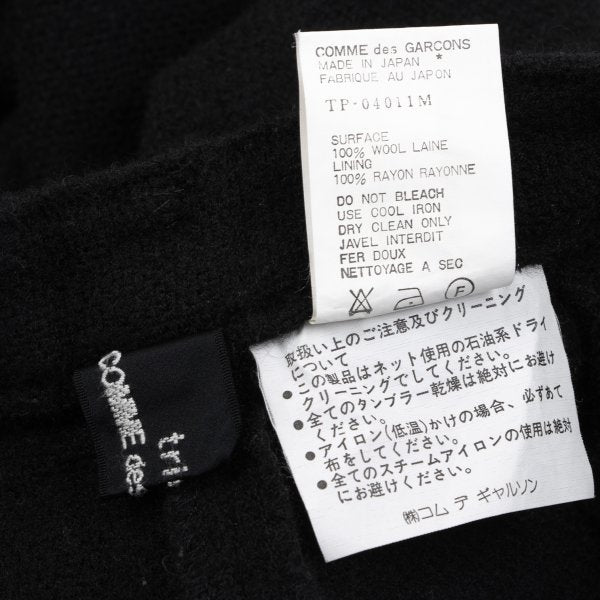 tricot COMME des GARCONS Brushed Wool Pants Black Size M