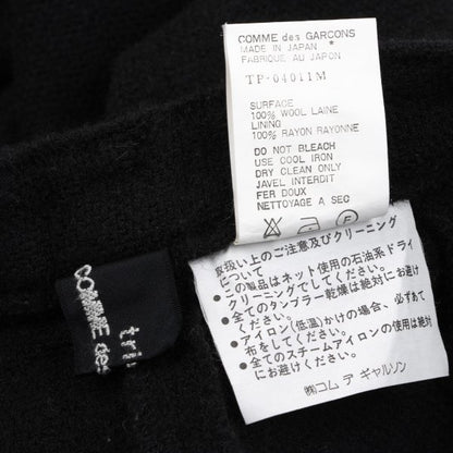 tricot COMME des GARCONS Brushed Wool Pants Black Size M