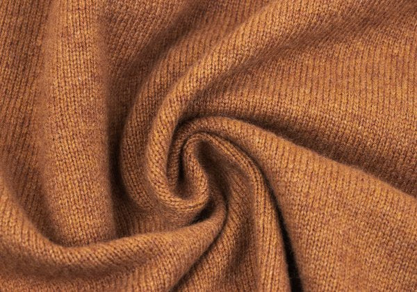 Papas Logo Embroidered Wool Knit Cardigan Brown Size M
