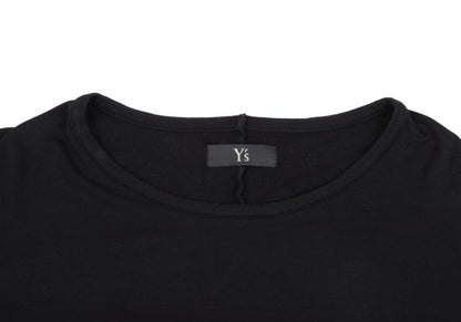 Y's Paneled Dolman Sleeve Blouse Black Size 2