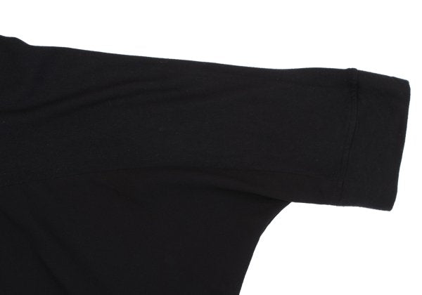Y's Paneled Dolman Sleeve Blouse Black Size 2