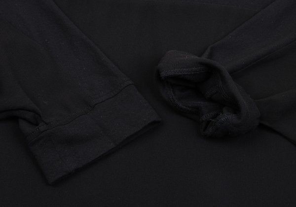 Y's Paneled Dolman Sleeve Blouse Black Size 2