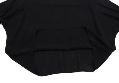 Y's Paneled Dolman Sleeve Blouse Black Size 2