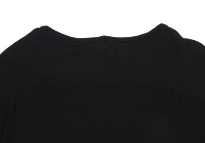 Y's Paneled Dolman Sleeve Blouse Black Size 2