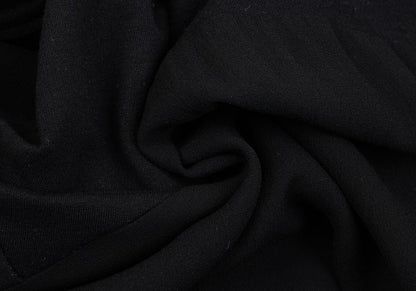 Y's Paneled Dolman Sleeve Blouse Black Size 2