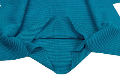 ISSEY MIYAKE me Pleated Layered Polyester Blouse Blue Shirt Size F