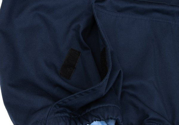 FRED PERRY Poly-Cotton Anorak Hoodie Navy Size L