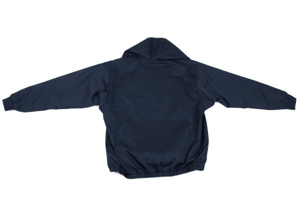 FRED PERRY Poly-Cotton Anorak Hoodie Navy Size L