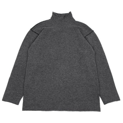 Y's for men Wool Nylon Stitch Design Knit Gray Size M