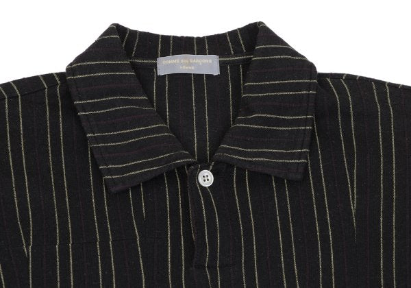 COMME des GARCONS HOMME Cotton Linen Hoodie Black Size M