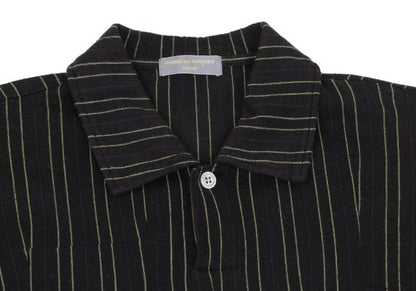 COMME des GARCONS HOMME Cotton Linen Hoodie Black Size M